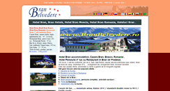 Desktop Screenshot of hotel.branbelvedere.ro
